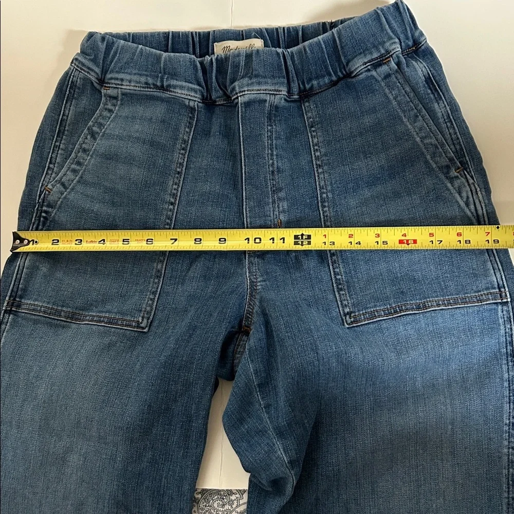 Madewell High Rise Pull-On Relaxed Crop Jeans